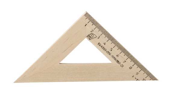 Треугольник деревян. 45*/110мм штрих код Можга