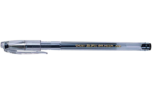 Ручка гелевая  черный 0, 5мм + ШК Crown