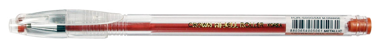 Ручка гелевая /металик оранжевый 0, 5мм Crown