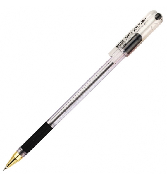 Ручка шариковая черный 0, 5мм масл. R/рез. MC GOLD"+ШК MunHwa