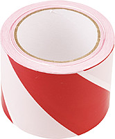 Сигнальная лента 50мм*150м красно-белая Unibob