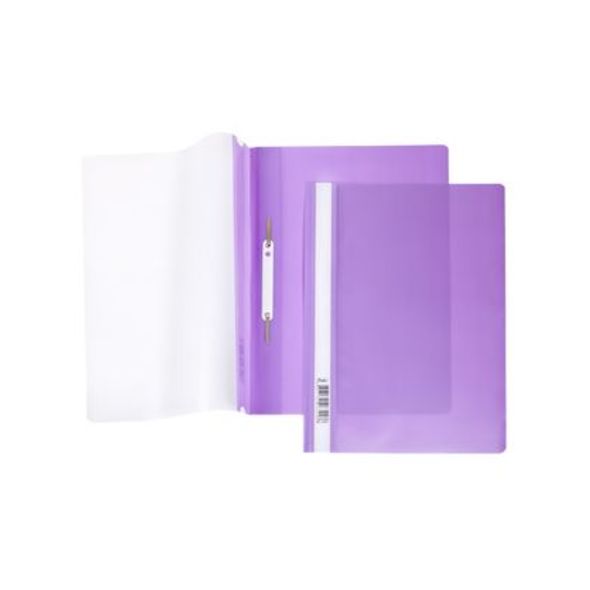 Папка-скоросшиватель  А4 0, 14/0, 18мм фиолетовая Hatber