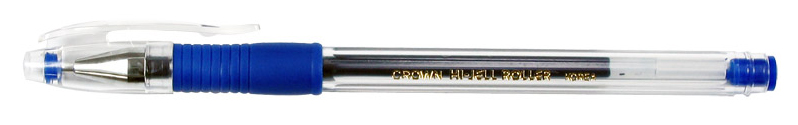 Ручка гелевая синий 0, 5мм R/рез. держ. Crown