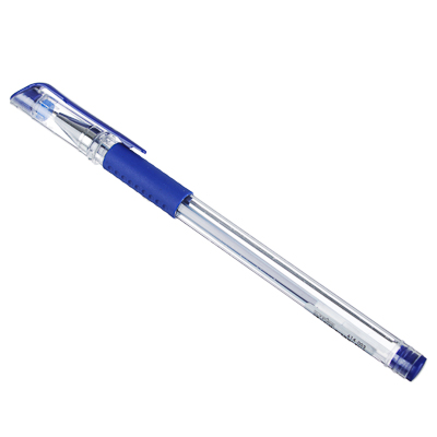 Ручка гелевая  синий 0, 5мм R/рез. держ. 14, 9см ClipStudio