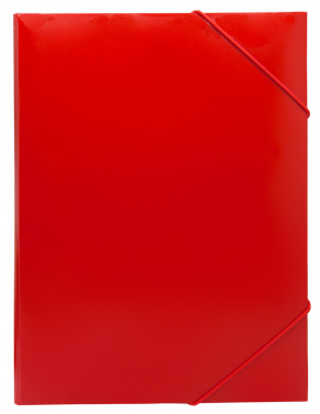 Папка -на резинке А4 0, 4мм кор. 15мм красный BURO