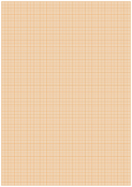 Бумага масштабно-координатная листовая А2 1л. оранжевая