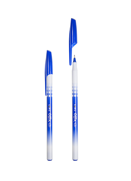 Ручка шариковая   одноразов. синий 1мм OFFIX LINC