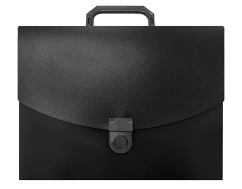 Папка -портфель ( 1отд) черная 0, 6мм DOLCE COSTO