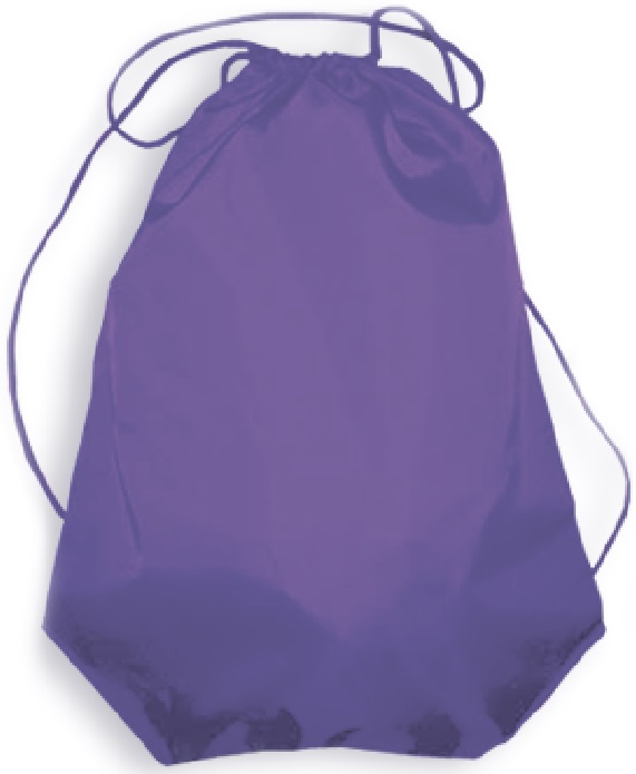 Сумка-мешок для обуви MAX фиолетовая 490*410мм Пчёлка