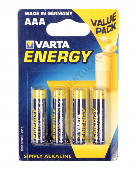 Батарейка LR03 Energy VARTA