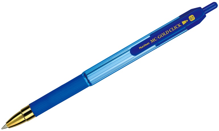 Ручка автоматическая  синий 0, 7мм MC GOLD" R/рез MunHwa