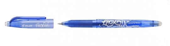 Ручка пиши-стирай гел. термо синий 0, 5мм "Frixion Ball" игольч. Линия письма на 40 % длиннее Pilot