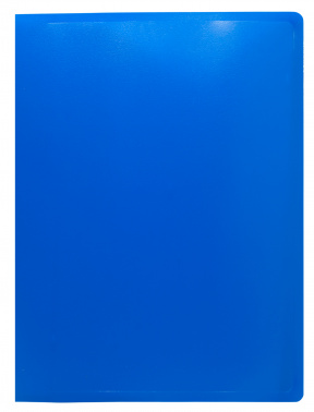 Папка   10 файлов 0, 5мм синяя эконом BURO