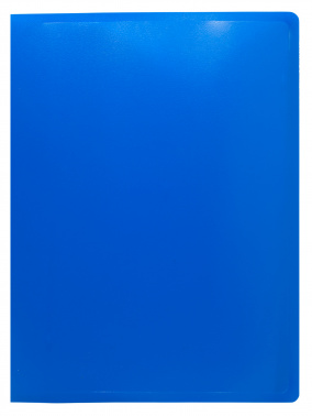Папка   40 файлов 0, 5мм синяя эконом BURO