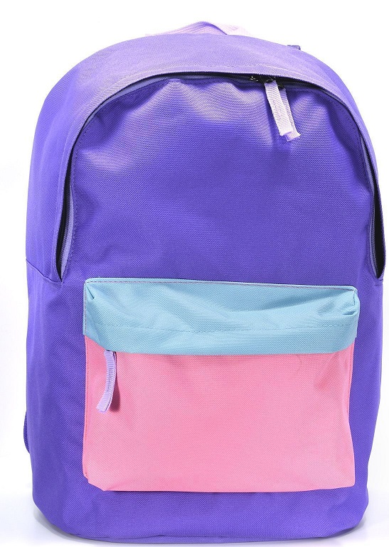 Рюкзак "STREET BASIC" фиолетовый 38х28х15см Creativiki