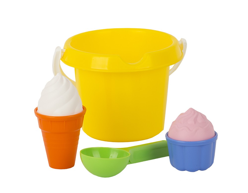 Игра  "Песочный набор "Мороженое" (ведро, совок, формы) Совтехстром