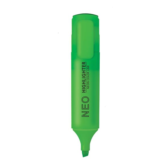 Текстовыделитель 1-5мм NEO флюор зеленый Hatber