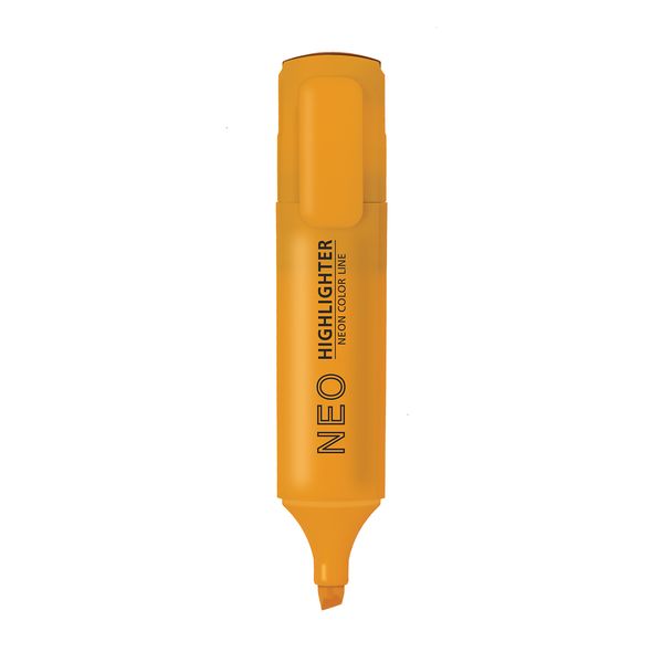 Текстовыделитель 1-5мм NEO флюор оранжевый Hatber