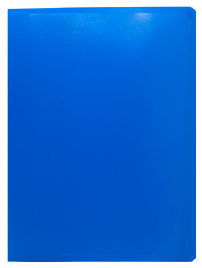 Папка   20 файлов 0, 5мм синяя эконом BURO