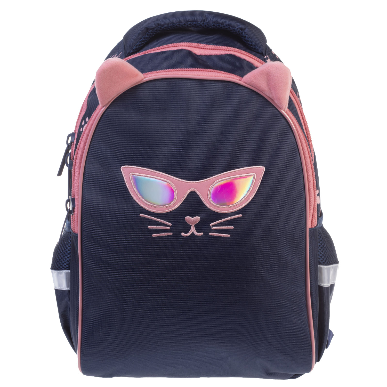 Рюкзак "PRIMARY SCHOOL" CATs 39х26х17см светоотраж. 2отд 2карм+1потайной на спинке нагрудная стяжка Hatber