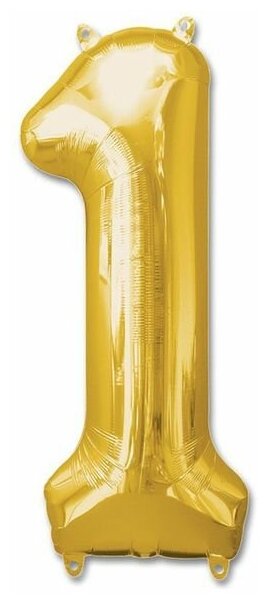 Шар фольга Фигура 40 "/101см "Ц. 1" золото