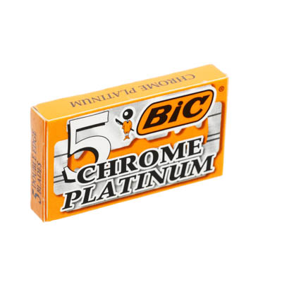 Лезвия двусторонние Chrome Platinum К5 BIC
