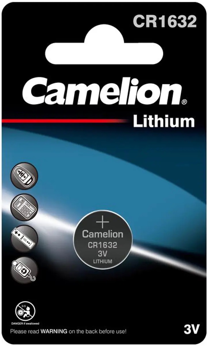 Батарейка CR1632 3V Таблетка Lithium Camelion