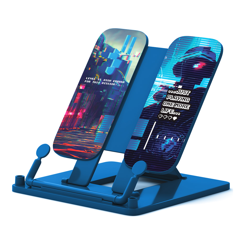 Подставка для книг пластик "Cyber Game" синий Erich Krause